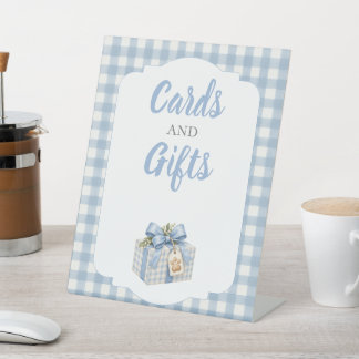 Signe De Table Pancarte de présentoir pour cartes et cadeaux à ca