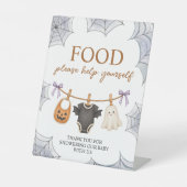 Signe De Table Pancarte de table de faveur de Halloween Boo 8x10 (Recto)