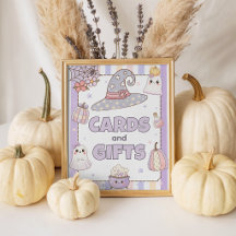 Pancarte de table Pastel Ghost Cards and Gifts 8x1