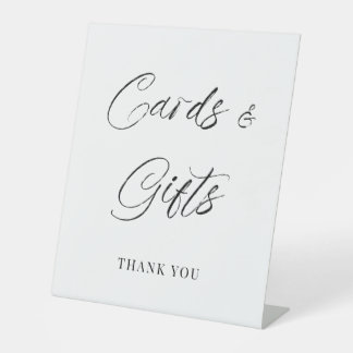 Signe De Table Pancarte de table pour cartes et cadeaux de mariag
