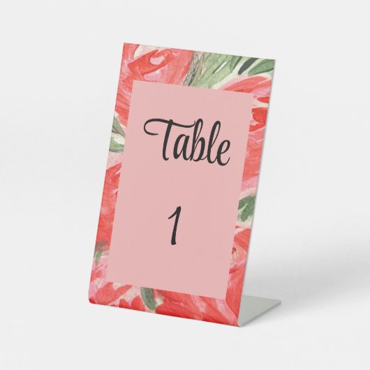 Signe De Table Pancartes de numéro de table (Recto)