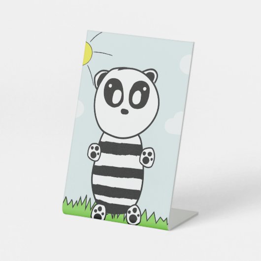Signe De Table Panda Kids (Recto)