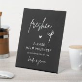 Signe De Table Panier de Mariage de compléments de rafraîchisseme (In SItu)