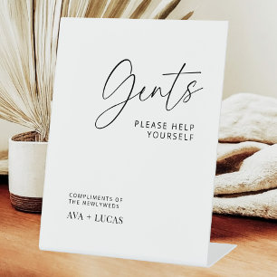 Signe De Table Panier Salle De Bain Gents Réception De Mariage Mi