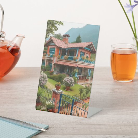 Signe De Table "Panneau d'affichage du socle" (In SItu)