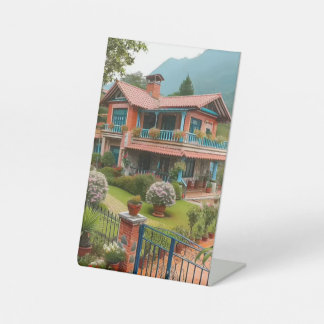 Signe De Table "Panneau d'affichage du socle"