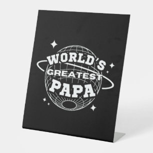 Signe De Table Papa le plus grand du monde