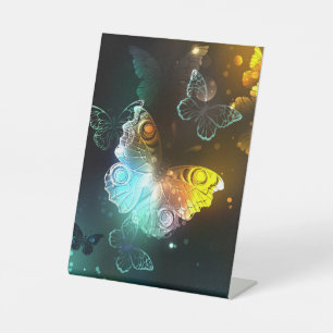 Signe De Table Papillon lumineux et papillons de nuit