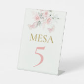 Signe De Table Papillon rose Quinceañera (Recto)