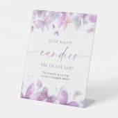 Signe De Table Papillons Combien De Candies Sont Dans Le Jar (Recto)