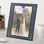 Signe De Table Parapluie violet & coeurs .7 (In SItu)