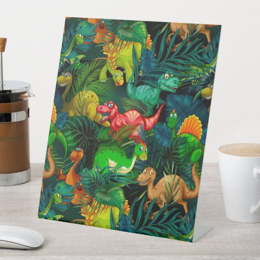 Signe De Table Parc de dinosaures (In SItu)