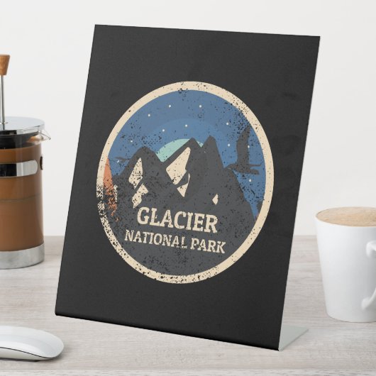 Signe De Table Parc national du Glacier (In SItu)