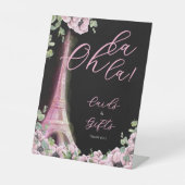 Signe De Table Parisian Oh La La Bridal Shower (Recto)