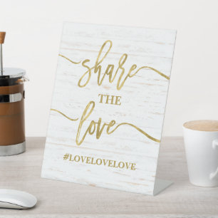 Signe De Table Partagez le mariage d'amour