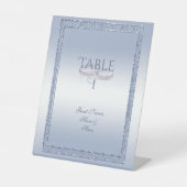 Signe De Table Parties scintillant périphérique et anneaux Mariag (Recto)