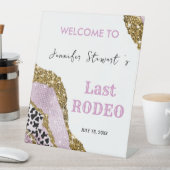 Signe De Table parties scintillant rose or mousseux disco bachelo (In SItu)