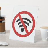Signe De Table Pas de réseau Wi-Fi (In SItu)
