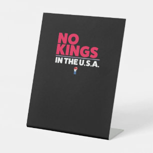Signe De Table Pas de rois aux États-Unis Graphique tendance