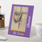 Signe De Table Passion of Christ Pedestal Sign (In SItu)