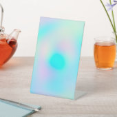 Signe De Table Pastel Rainbow Colonnes Abstrait Blur Gradient Omb (In SItu)