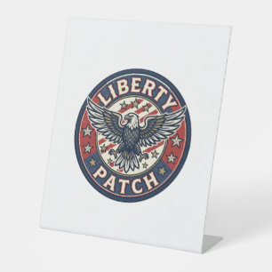 Signe De Table Patch de liberté patriotique Broderie