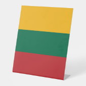 Signe De Table pavillon lituanien (Recto)