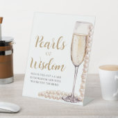 Signe De Table Pearles & Prosecco Champagne Pearles de sagesse (In SItu)