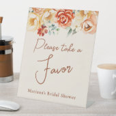 Signe De Table Pêche à la rouille Fête des mariées florale Favori (In SItu)