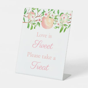 Signe De Table Pêche Fête des mariées Amour Est Douce Treat Table