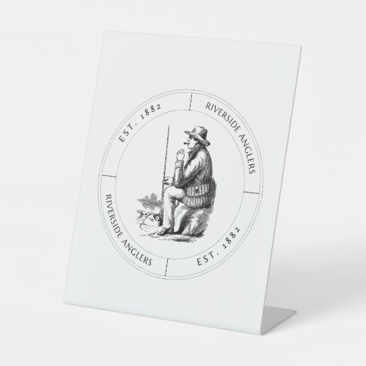 Signe De Table Pêcheurs de la Rivière (Recto)