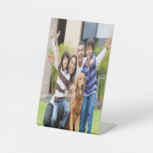 Signe De Table Pedestal personalisado (Recto)