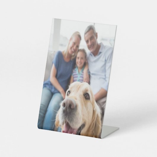 Signe De Table Pedestal personalizado (Recto)