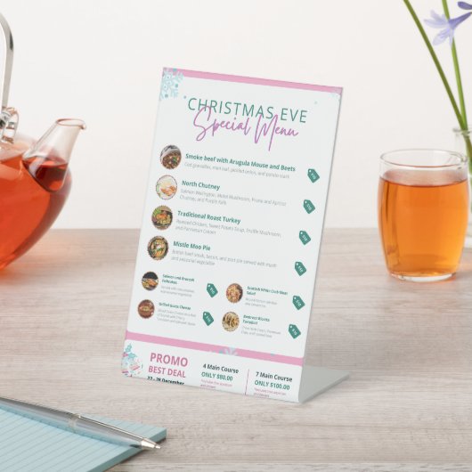 Signe De Table Pedestal Sign (In SItu)