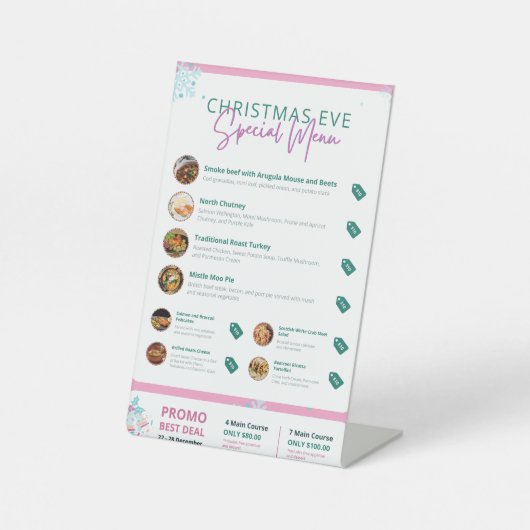 Signe De Table Pedestal Sign (Recto)