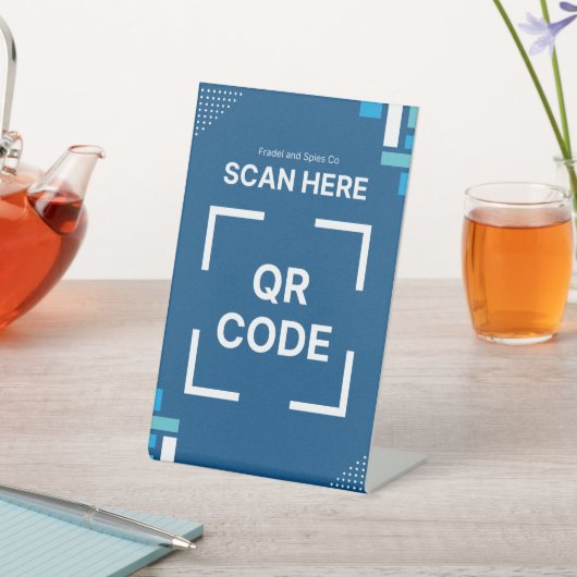 Signe De Table Pedestal Sign (In SItu)