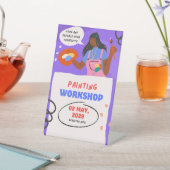 Signe De Table Pedestal Sign (In SItu)