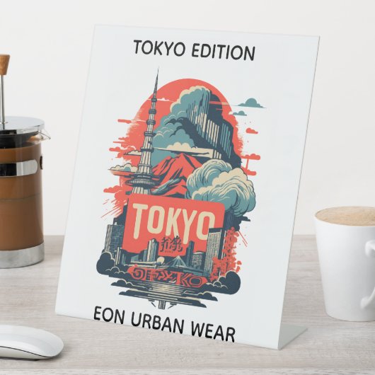 Signe De Table Pedestal Sign (In SItu)