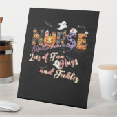 Signe De Table Pédiactrics Infirmière Amusement Halloween Design (In SItu)