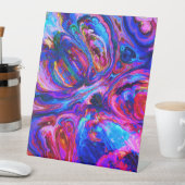 Signe De Table Peintures à teintes pourpres modernes (In SItu)