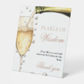 Signe De Table Perals & Prosecco nuptiale perle de sagesse (Recto)