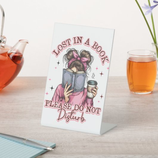 Signe De Table Perdu dans un livre... (In SItu)