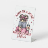 Signe De Table Perdu dans un livre... (Recto)