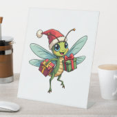 Signe De Table Père Noël's Dragonfly Helper (In SItu)