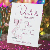 Signe De Table Perles et poursuites Fête des mariées favorise