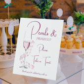 Signe De Table Perles et poursuites Fête des mariées favorise