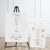 Signe De Table Perles, Pétales + Prosecco | Cartes et Cadeaux de 