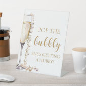 Signe De Table Perles Poursuivre Pop La Bubbly Elle se fait hubby (In SItu)