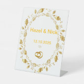 Signe De Table Personalized Wedding sign  (Recto)