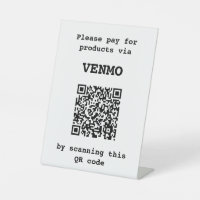 Personnalisable Trois lignes de texte Un code QR